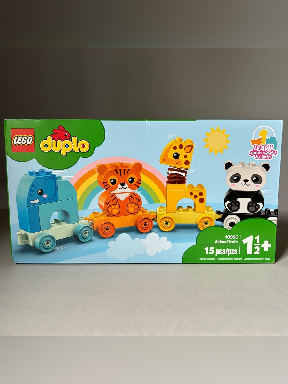 New Lego Duplo 10955 Animal Train Set Tiger Panda Giraffe Elephant Sealed Box